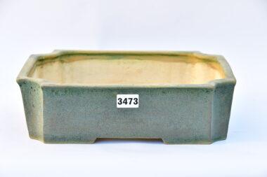 Rechteckige, handgetöpferte Schale