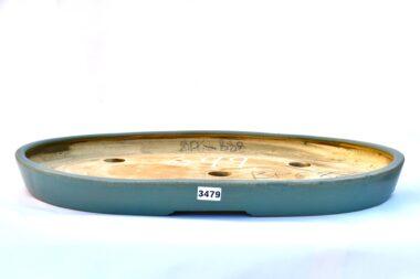 Handgetöpferte ovale Schale